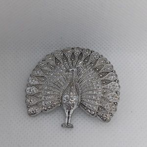Vintage Peacock Brooch Western Germany